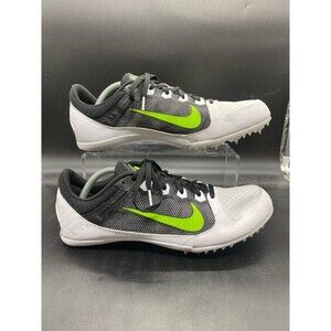 Nike Rival MD 616312-103 Men’s Track Running Shoes White Black Volt Size 12